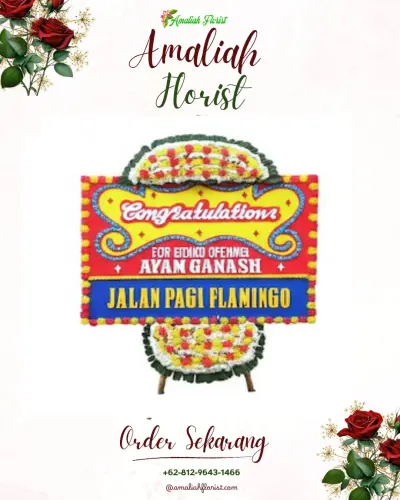 Bunga Papan Congratulation di Tarakhaini